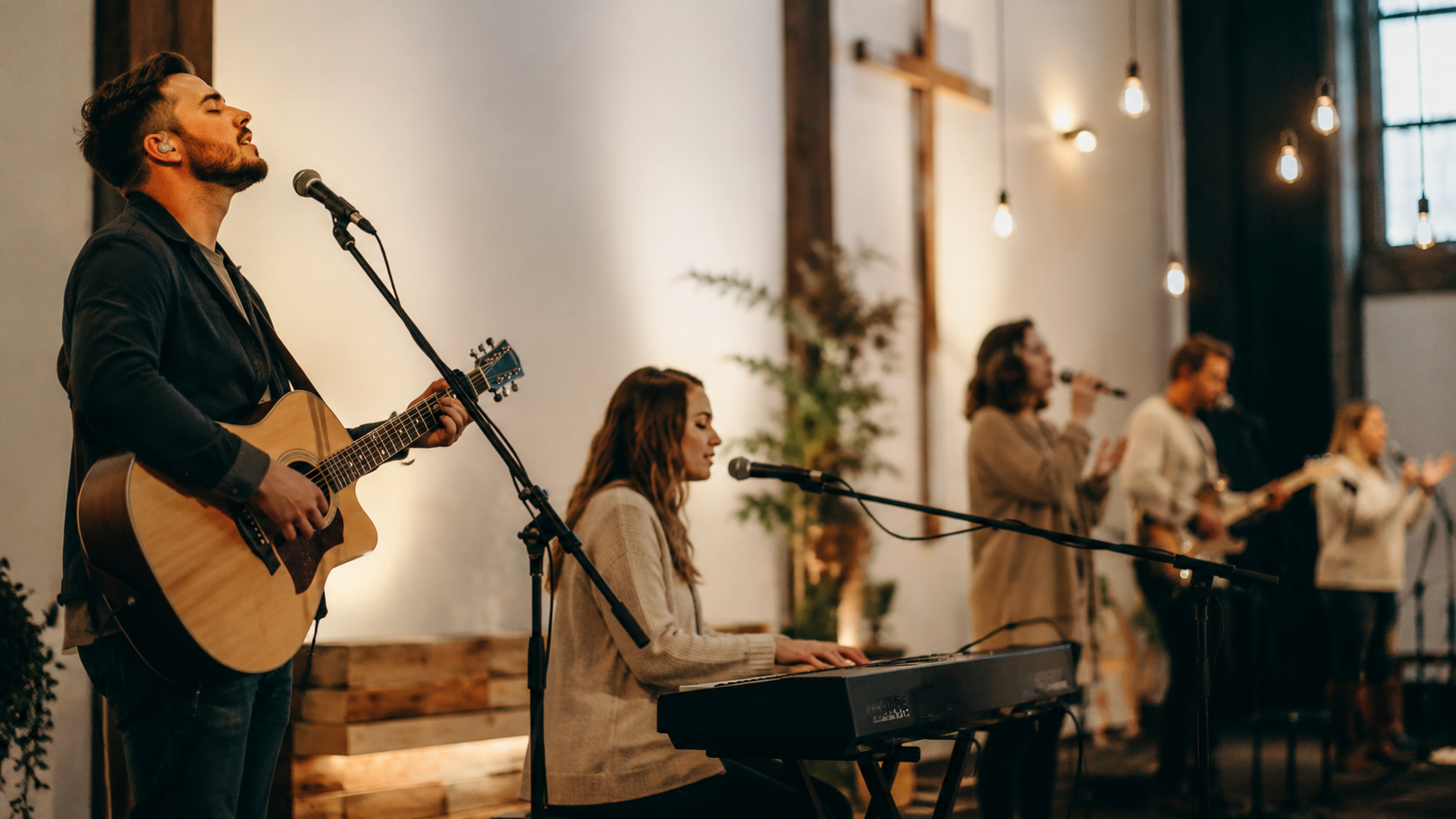 Jouer de la musique pour louer Dieu